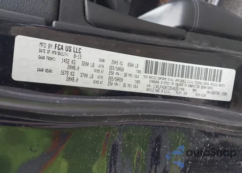 2015 Jeep Grand Cherokee Altitude from USA, damaged, VIN 1C4RJFAG8FC954828